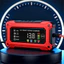 Bộ sạc sửa chữa pin FANIELLAPOWELL, Bộ sạc pin ô tô thông minh 12V 6A bằng nhựa, Màn hình LCD thông minh hữu ích Bộ sạc pin xe máy Pin chì