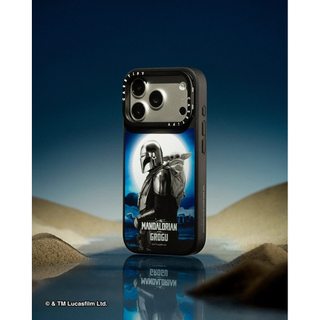 CASECASE X The MandalorianTM Và Grogu Mặt Trăng Ốp Lưng Gương Đen & Bạc Hút Từ Tính IPhone Dành Cho IPhone 17 Air 16 15 14 13 12 Pro Max Plus Ốp Lưng Cứng Có Hộp Khắc Logo
