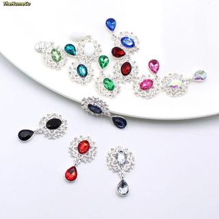 THEHOMECO - 10 Chiếc Nút May DIY Giọt Nước Pha Lệ Lấp Lánh cho Trang Trí Đám Cưới và Thời Trang