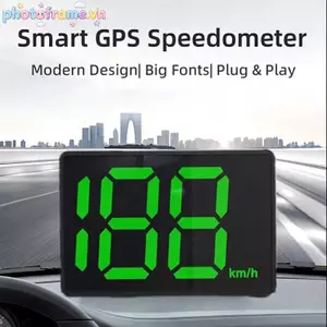 Khung ảnh GPS Đồng hồ tốc độ kỹ thuật số ô tô HUD Màn hình hiển thị đầu Eletronicos Tiện ích tốc độ Inteligentes cho tất cả các đồng hồ đo tốc độ ô tô KM / H VN