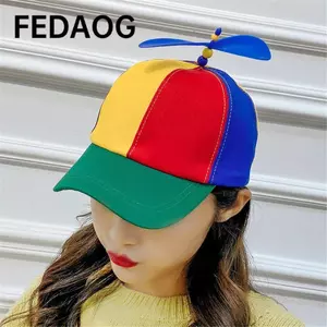 Mũ Snapback FEDAOG thiết kế cánh quạt máy bay trực thăng và chuồn chuồn bằng tre, phù hợp cho các hoạt động ngoài trời