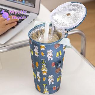 [Mystic] Túi Tote Cách Nhiệt Trà Sữa Tiện Dụng - Thân Thiện Với Môi Trường, Nắp Cốc & Phụ Kiện [Mới]