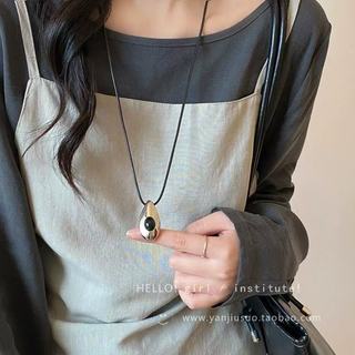 Vòng cổ nữ cao cấp phong cách Hàn Quốc, kim loại không đều, đơn giản và phù hợp làm phụ kiện thời trang.