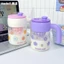 Mới Cao Borosilicate Thủy Tinh Dung Tích Lớn Cà Phê Di Động Cô Gái Cốc Nước Văn Phòng Làm Trà Cốc Giá Trị Cao