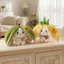 Spike Price Thỏ Nhỏ Trái Cây Series Mặt Dây Chuyền Sang Trọng Đồ Chơi Trái Cây Biến Đổi Túi Thỏ Đồ Trang Trí Búp Bê Búp Bê Trẻ Em Quà Tặng
