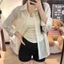 Áo sơ mi chống nắng Tencel dành cho nữ, Áo khoác Cardigan dáng rộng nhẹ