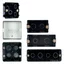Delixi Loại 118 Loại 86 Loại Cassette Dây Hộp Công Tắc Ổ Cắm Hộp Đế Hình Chữ Nhật Hộp Nối Che Khuyết Điểm Hộp Dây PGWA