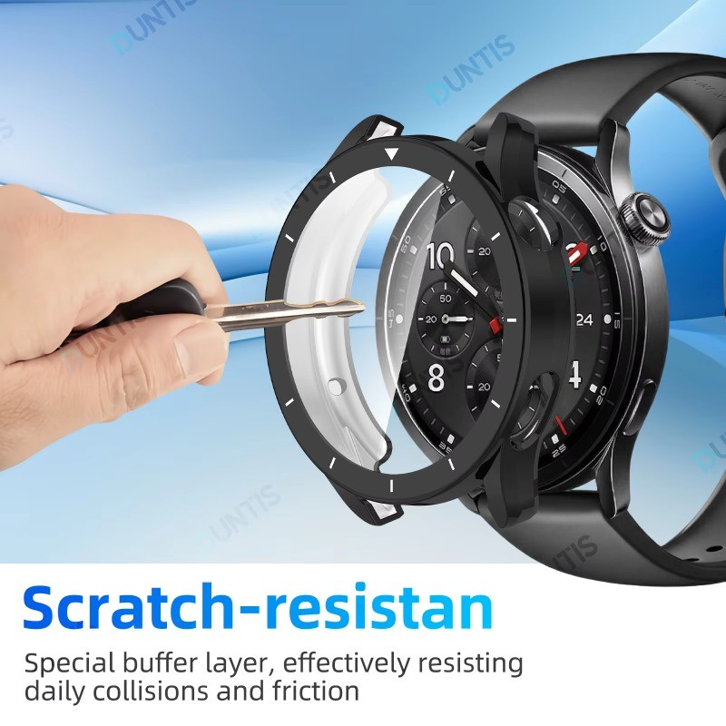 Ốp Lưng Mạ TPU Mềm Cho xiaomi Watch S5 Phụ Kiện Ốp Lưng + Phim Đồng Hồ Màn Hình Ốp Lưng Cho Mi Watch S5 Mạ Mềm Full Cover