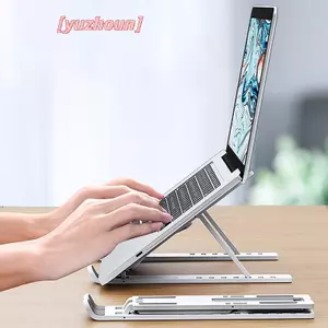 Giá đỡ đa năng có thể điều chỉnh cho laptop/máy tính bảng/điện thoại, đế làm mát chống trượt, gập gọn