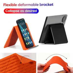 Giá đỡ máy tính bảng Giá đỡ điện thoại silicon có thể uốn cong có thể gập lại Giá đỡ máy tính để bàn lười biếng cho văn phòng chơi game du lịch