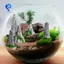 Bộ trang trí thu nhỏ núi, dành cho mô hình nhựa sân vườn trong nhà Làm cảnh quan Phụ kiện sân vườn đá, 8 chiếc