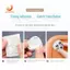 16 Bánh xe xoay Mini bằng kim loại Bánh xe tự dính Ròng rọc tự dính xoay 360 độ