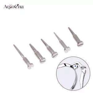 AqToCna 100 Chiếc Kính Bản Lề Lò Xo Vít Quang Kính Mắt Phụ Kiện Mũi Nhọn Tự Căn Chỉnh Vít Sửa Chữa Vật Dụng AqToCna