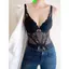 Đồ Lót Gợi Cảm Push-Up Bra Ren Body Shaper Một Mảnh Lưới Rỗng Bụng-Narrowing Corset Bodysuit