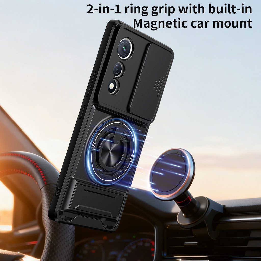 Ốp Điện Thoại Đa Năng Sang Trọng Thích Hợp Cho Tecno Pova Curve 7 Ultra 6 Pro Neo 5G Dây 360°Giá đỡ vòng có vỏ máy ảnh Vỏ bảo vệ toàn diện chống sốc
