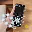 Phone Case For SAMSUNG Galaxy ZFlip7 / Z Flip 6 / Z Flip 5 / Z Flip 4 / Z Flip 3 TPU Chain Polka Dot Lily Polka Dot Aesthetic Korean Cute