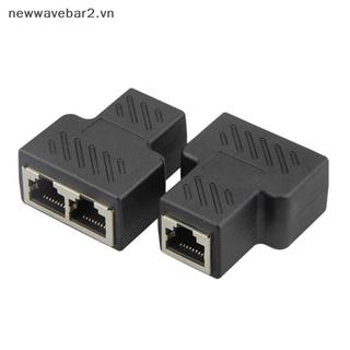 [Mới] Cáp mạng ethernet 1 đến 2 LAN Đầu nối bộ chia phích cắm RJ45.
