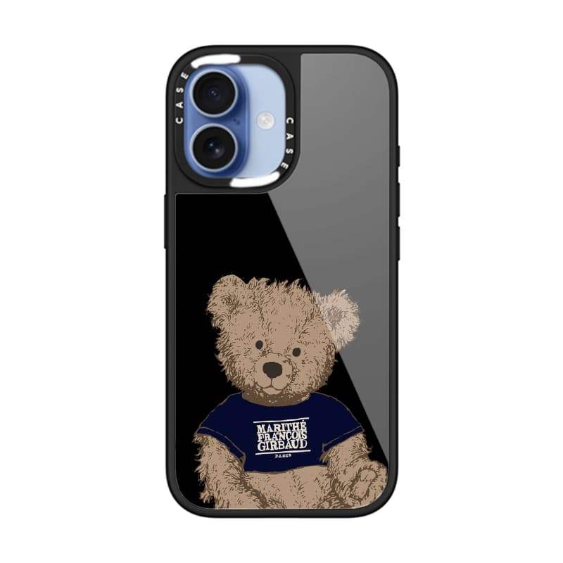 CASECASE X Marithe Bear Case Chống Trầy Xước Từ Hút Kính Dành Cho IPhone 17 Air 16 15 14 Pro Max Plus Ốp Lưng Cứng Có Hộp Khắc logo