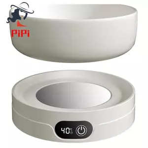 Bát thú cưng sưởi ấm Đĩa uống cho thú cưng Bát cho thú cưng với 4 cài đặt nhiệt độ cho động vật trang trại Sử dụng mùa đông cho mèo