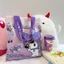 Hoạt Hình Hoạt Hình Sẵn Có Túi Vải Di Động Sanrio Kuromi Quế Chó Dễ Thương Cram Trường Túi Vải Mùa Hè AF5P