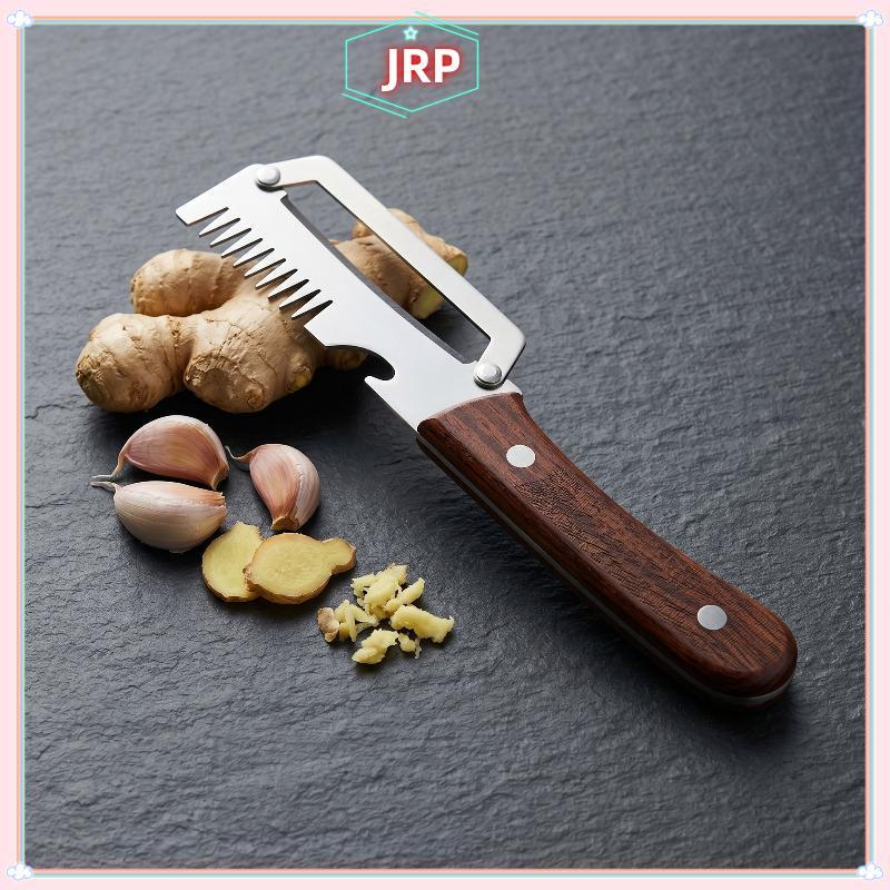 Dụng cụ gọt vỏ rau củ 4 trong 1 đa năng bằng thép không gỉ JRP, gọt trái cây, khoai tây, mở chai, dùng nhà bếp