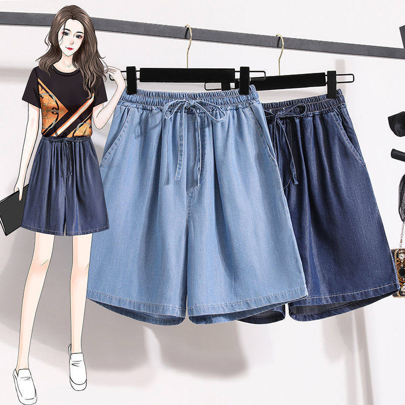 Quần short Denim nữ mùa hè thời trang mới, xu hướng quần năm phần tư giản dị và thoải mái