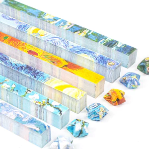 Nhân Vật Lớn Sọc Ngôi Sao Đuổi Dấu Ánh Sáng Van Gogh Tranh Sơn Dầu Ngôi Sao Origami Gấp Ngôi Sao May Mắn Xếp Chồng Giấy Tự Làm Chất Liệu J0MQ