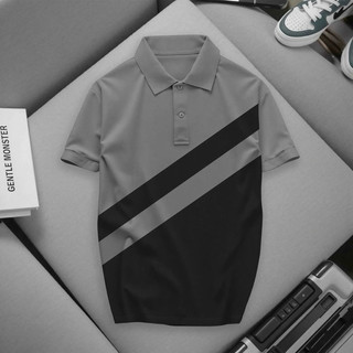 ÁO POLO SỌC CHÉO VẢI THUN CÁ SẤU POLY THÁI 4 CHIỀU
