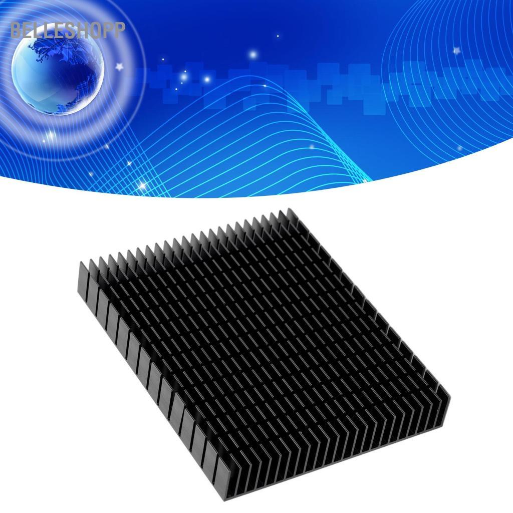 Belleshopp Belleshopp Tản nhiệt 150x120x20mm Tản nhiệt nhôm cho PC Làm mát máy tính Bảng mạch PCB Mô-đun tản nhiệt vây hiệu suất cao (Màu xanh da trời)