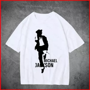 YB1 Michael Jackson 220G áo thun cotton dày 2026 FILM người hâm mộ quà tặng thoải mái áo thun mềm tay ngắn BY1
