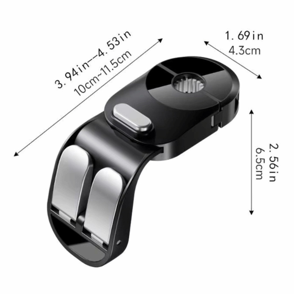 Móc tựa đầu ghế tự động DOAOV78N, Móc đôi tự động phục hồi ghế sau ô tô Móc lưu trữ, có thể gập lại chịu lực mạnh mẽ Bộ sắp xếp ghế sau tự động đa chức năng