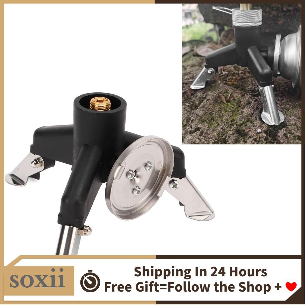 Soxii RASTKY Gas Có Thể Chuyển Đổi Có Thể Gập Lại 3 Chân Chuyển Đầu Chịu Nhiệt Độ Cao Cho Cắm Trại Ngoài Trời Bằng Thép Không Gỉ Nylon Bếp Người Dùng