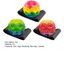 < Pluscloth > Bóng cổ tay đàn hồi cao với Polygon Grip Moon Bumps – Đồ chơi tập thể dục giảm căng thẳng dây có thể điều chỉnh cho trẻ em Người cao tuổi Tập thể dục cổ tay Con quay hồi chuyển tay để phục hồi sức mạnh