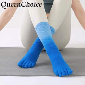 Tất 5 ngón thời trang nữ chống trượt Tất 5 ngón chân thể thao nữ Yoga Tất 5 ngón tay