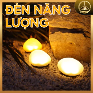Đèn Năng Lượng Mặt Trời, Hình đá Cuội, Không Tốn 1 Xu Tiền Điện, Thích Hợp Cho Vườn, Sân Vườn, Quán Cà Phê