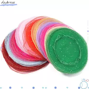 DAYBREAK 10 Chiếc Túi Dây Rút Organza, Vải Tuyn Hình Tròn Túi Organza, Lưới 26CM Túi Cưới Giáng Sinh Túi Kẹo Trang Sức Sắp Xếp Lưu Trữ
