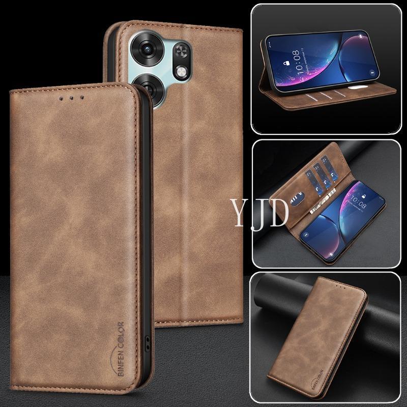 YJD Ốp Lưng Cho Honor 500 Smart X6D Màu Trơn Họa Tiết Cao Bồi Da Khe Cắm Thẻ Vô Hình Khóa Từ Tính Chống Rơi Vỏ Điện Thoại