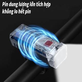 Đèn pha xe đạp LED, có thể sạc lại, chống nước cấp độ sống, có 3 chế độ, có thể điều chỉnh cho mọi loại xe đạp, nhỏ gọn