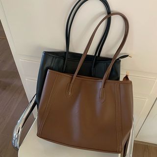 Túi đi lại đeo vai tote công suất lớn phong cách Hàn Quốc đa năng phong cách retro