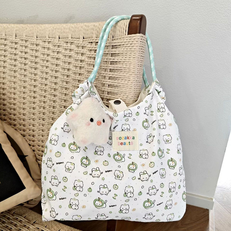 GC2 2026 Phong Cách Hàn Quốc Dễ Thương Hello Kitty Túi Đeo Vai Phong Cách Đa Năng Dung Tích Lớn Đi Lại Túi Tote CG2