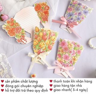 Thiệp Cute Hoa Mini Hoạt Hình Chúc Mừng Động Viên Bạn Bè Người Yêu Timo GQ75