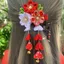 Kẹp tóc hoa PYCOU Sakura, Kẹp tóc tua rua hoa phong cách cổ xưa thủ công, Phụ kiện tóc Chất liệu vải Thiết kế hoa Tua rua ngọt ngào Mũ nón Kimono Nhật Bản dành cho nữ