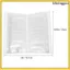 Bưu thiếp Tay áo trong suốt Album dành cho người sưu tập Lưu trữ vé 23X12.7CM PP trắng khxinggao