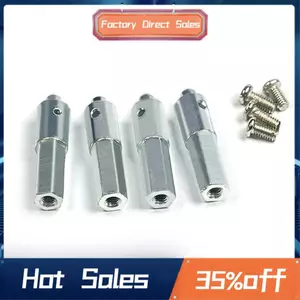 4 Cái LD-P06 Cổng Kim Loại Trục Trục Lục Giác Adapter Cho LDRC LD-P06 LD P06 Unimog 1 / 12 RC Phụ Kiện Xe Hơi Phụ Kiện