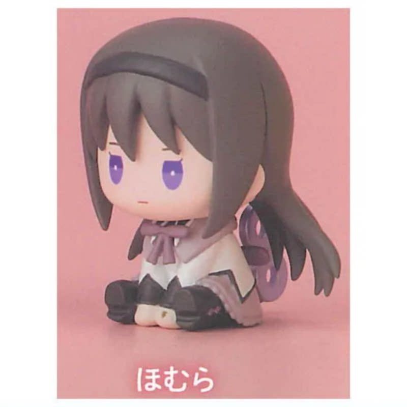 [BTF] Hàng có sẵn Nhật Bản BUSHIROAD Gashapon Cô gái ma thuật Madoka Tư thế ngồi Phiên bản Q Trang trí đồng hồ V5M2