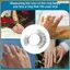 Bộ công cụ đo lường kích thước vòng 0-13 Bộ kích thước vòng kim loại Máy đo vòng kim loại Máy đo kích thước ngón tay & vòng tay