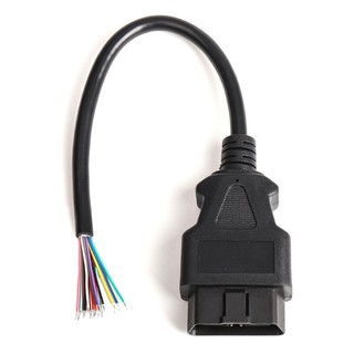 Bộ chuyển đổi công cụ giao diện chẩn đoán ô tô OBD2 16pin Đầu nối nam Cáp mở rộng sang đầu cắm nữ