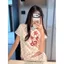 Áo Thun Ngắn Tay Kiểu Hàn Quốc Chất Lượng Cao Cho Nữ Mùa Hè - Dáng Oversized Thời Tràng
