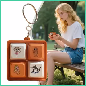 Bàn Phím Fidget Di Động Fidget Đồ Chơi Ba Lô Di Động Quyến Rũ Cho Trẻ Em Thanh Thiếu Niên Người Lớn Học Sinh Du Lịch Học sonlekvn