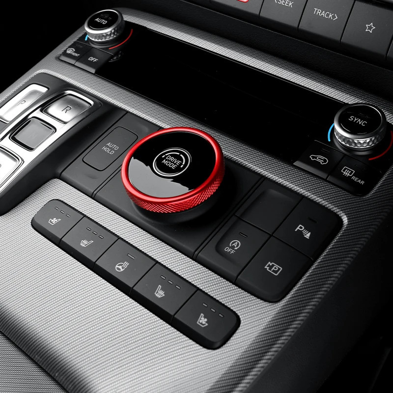 Dành Cho Xe Hyundai Palisade 2020-2025 / NEXO / Santa FE / MOHAVE 1 Chiếc Nhôm Điều Khiển Trung Tâm Bánh Răng Dịch Chuyển Điều Chỉnh Núm Viền Phụ Kiện